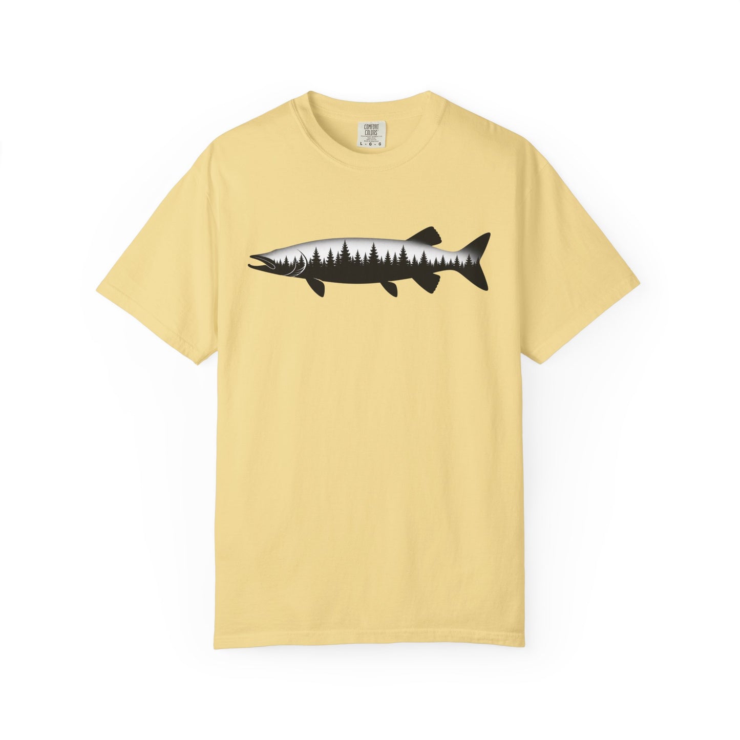 Muskellunge Fish Silhouette T-Shirt