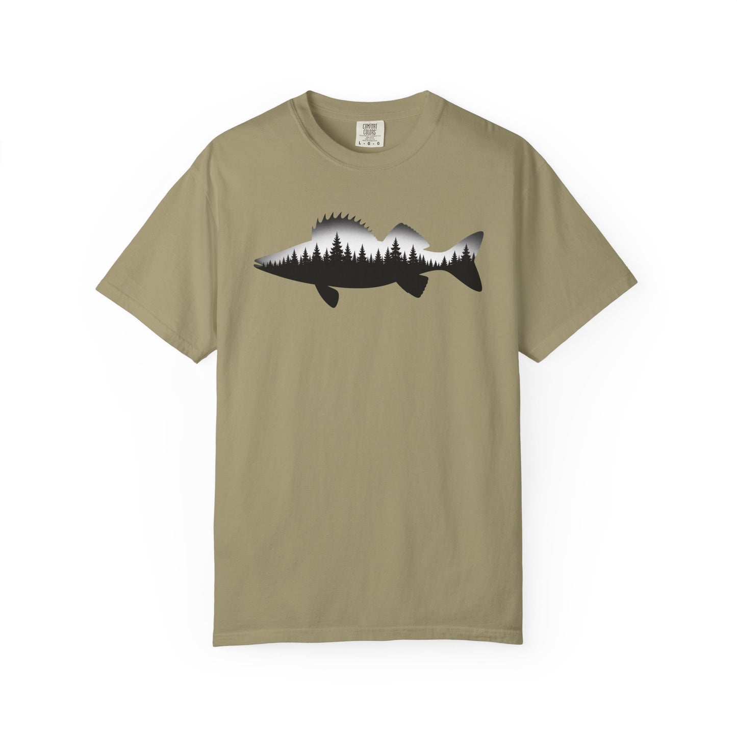 Black Walleye Silhouette T-Shirt