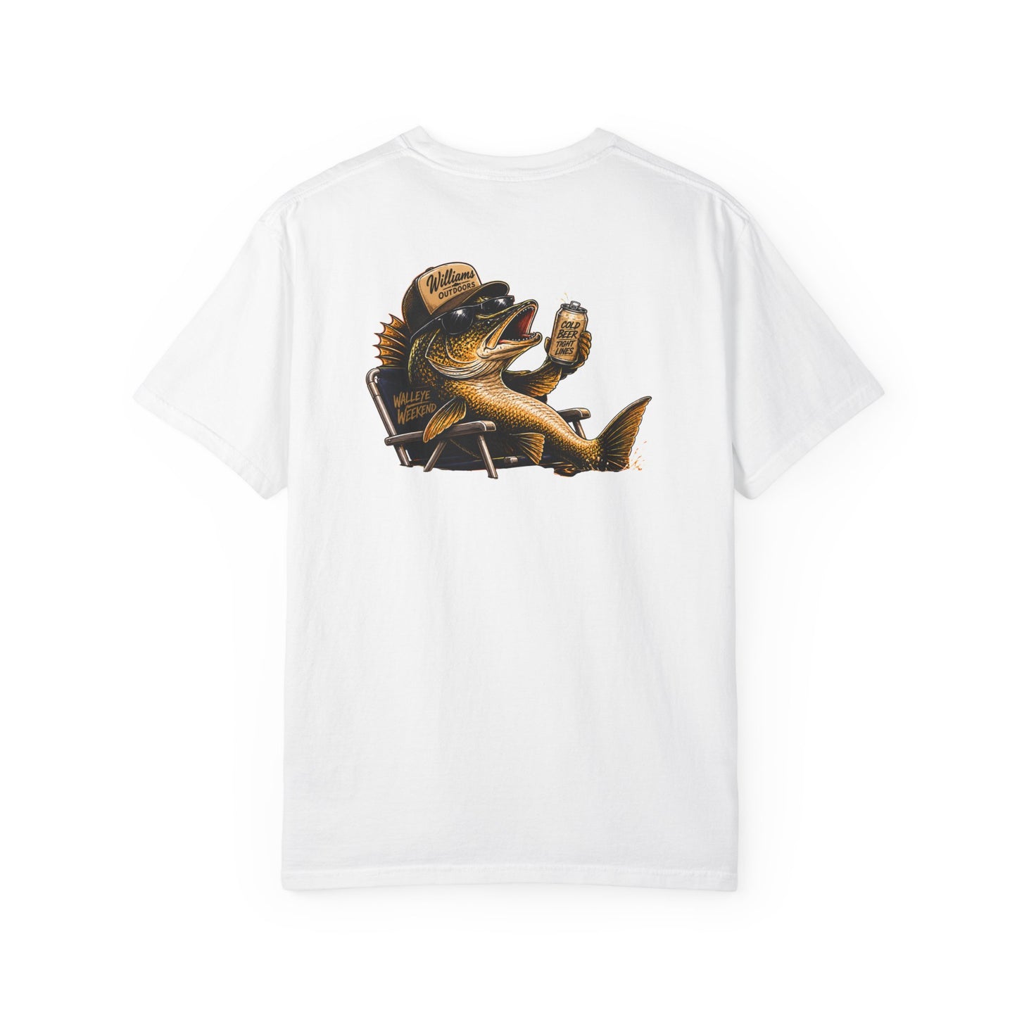 Walleye Beer Fish Drinking Beer T-shirt