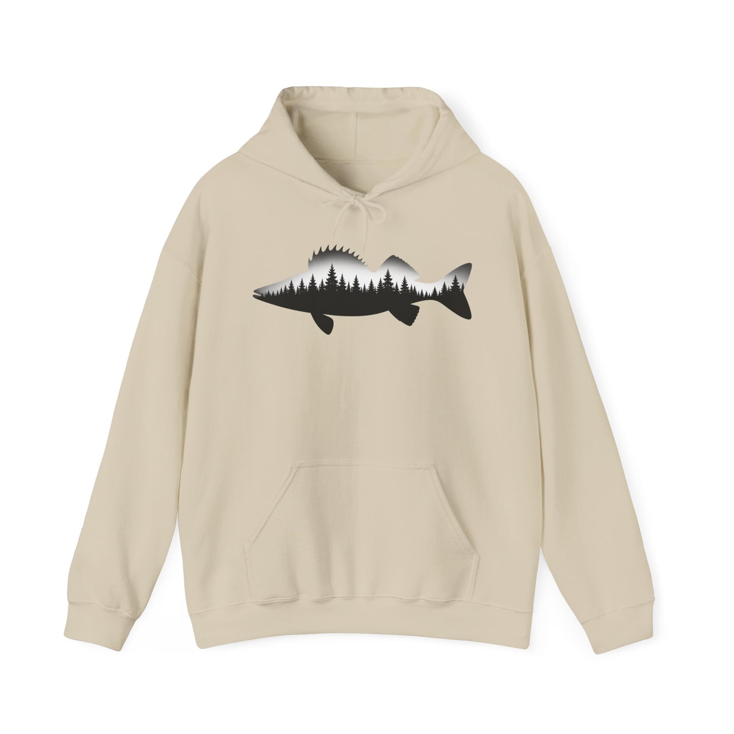 Walleye Silhouette Hoodie