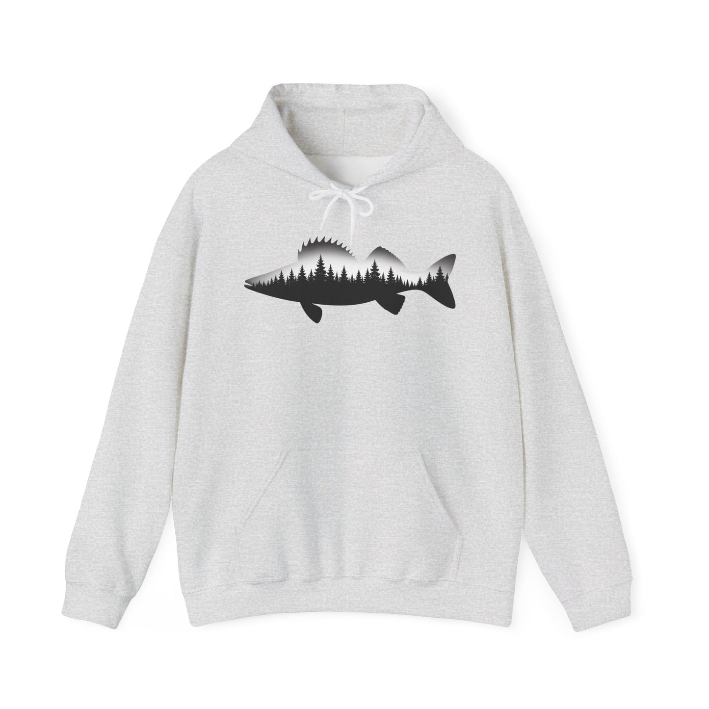 Walleye Silhouette Hoodie