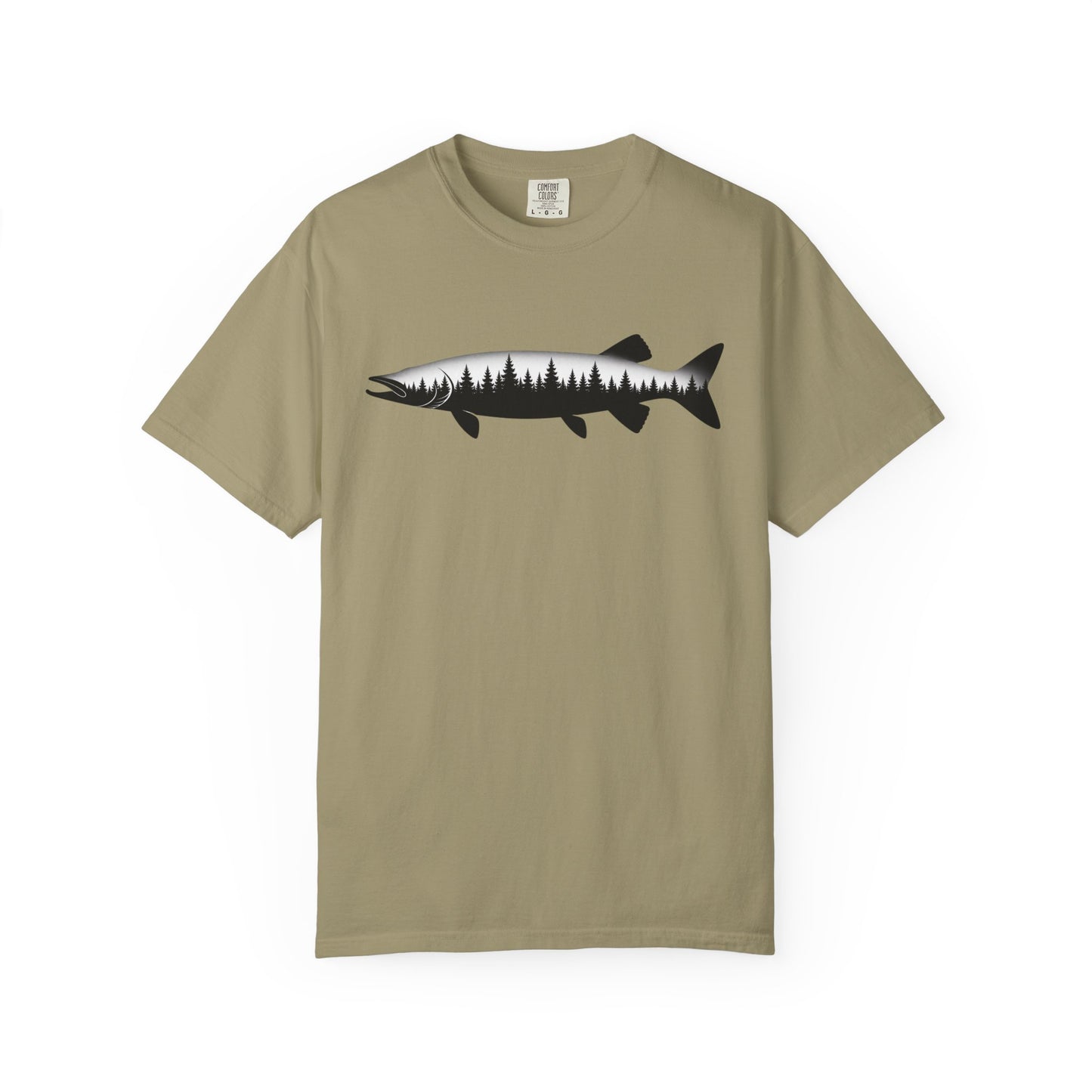 Muskellunge Fish Silhouette T-Shirt