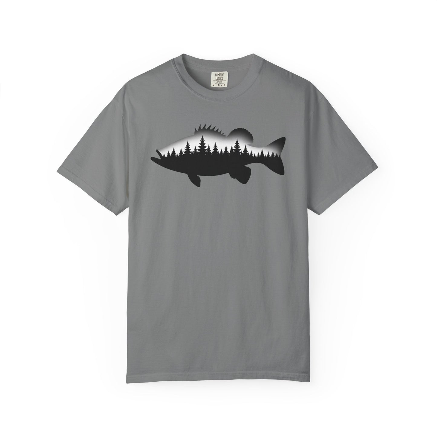 Largemouth Bass Fish Silhouette T-Shirt