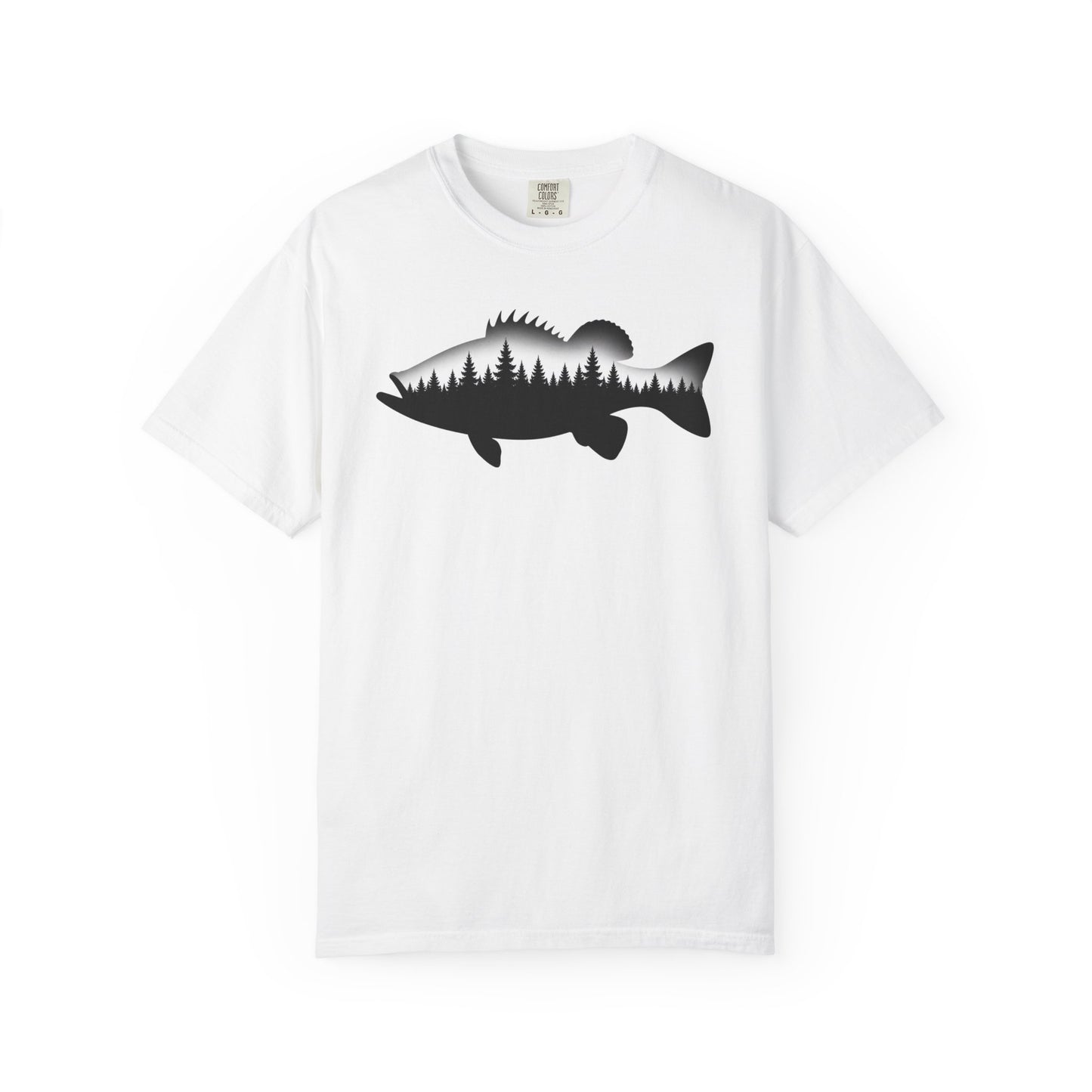 Largemouth Bass Fish Silhouette T-Shirt