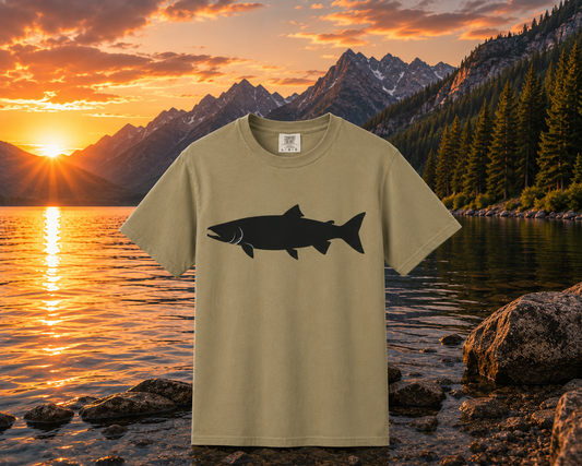 Salmon Silhouette T-shirt
