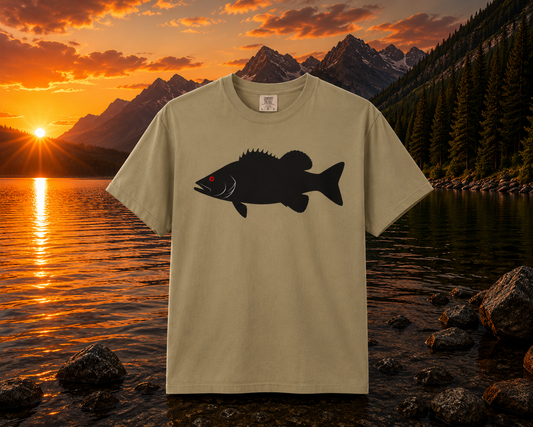 Smallmouth Bass Silhouette T-Shirt