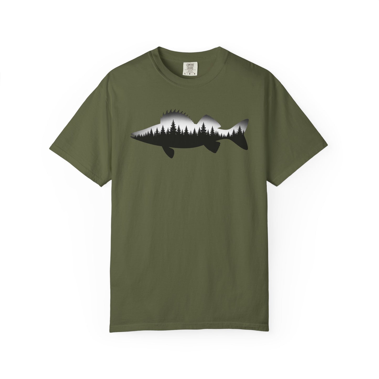 Black Walleye Silhouette T-Shirt