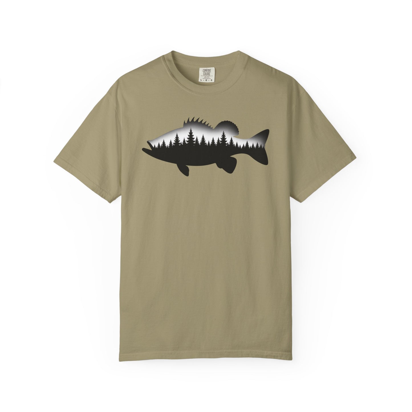 Largemouth Bass Fish Silhouette T-Shirt