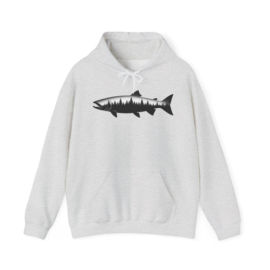 Salmon Silhouette Hoodie
