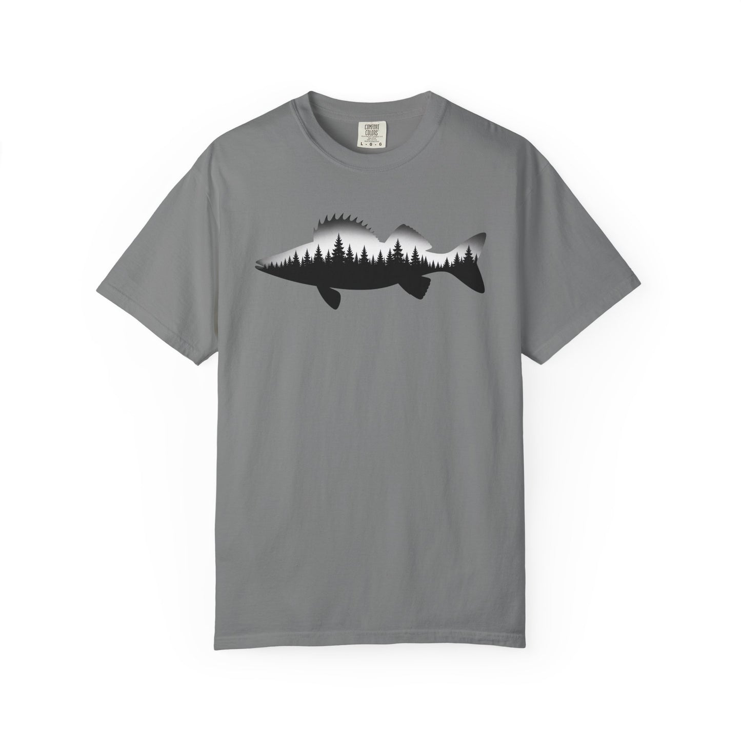 Black Walleye Silhouette T-Shirt
