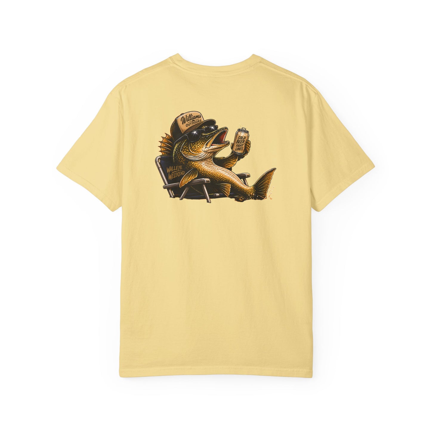 Walleye Beer Fish Drinking Beer T-shirt