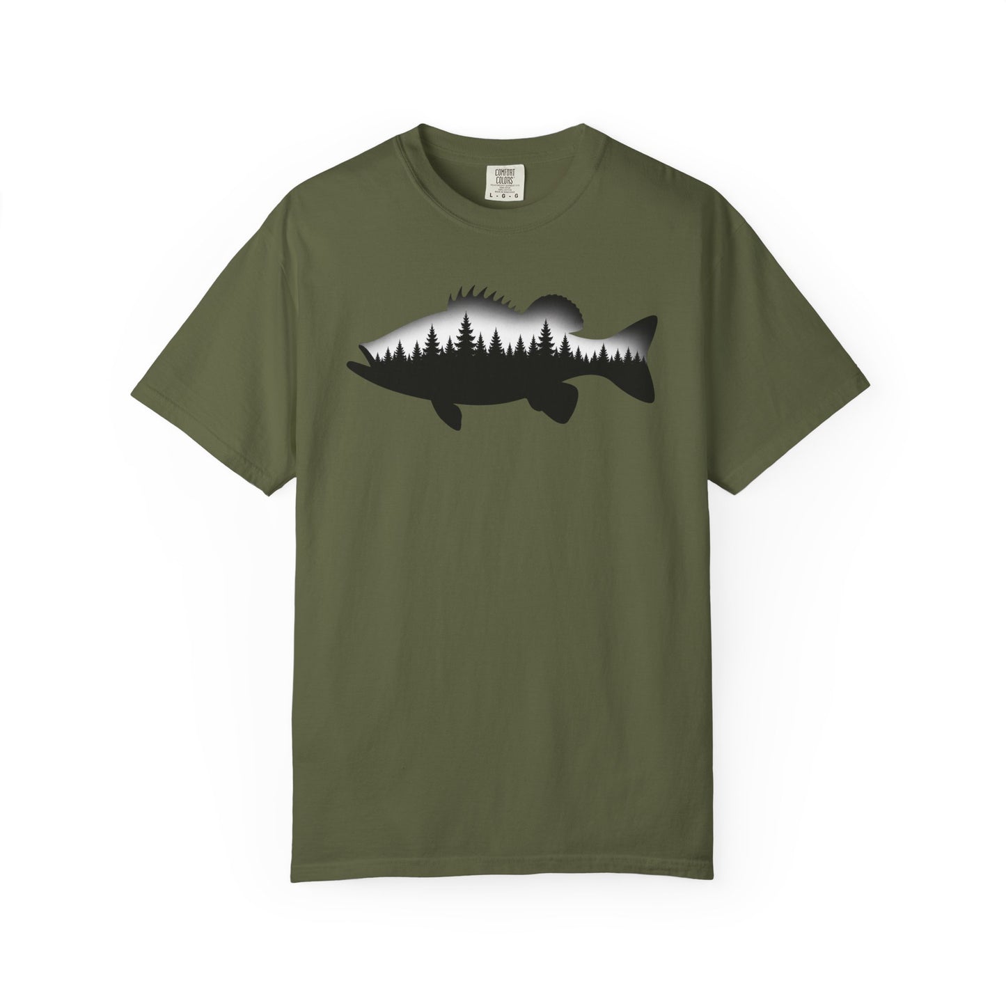 Largemouth Bass Fish Silhouette T-Shirt