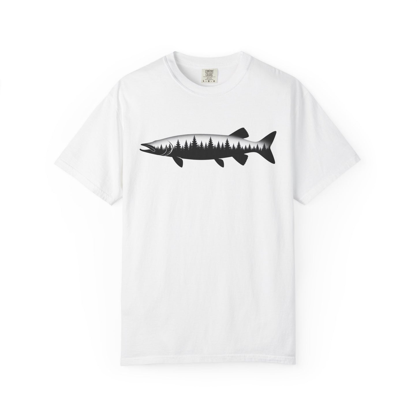 Muskellunge Fish Silhouette T-Shirt