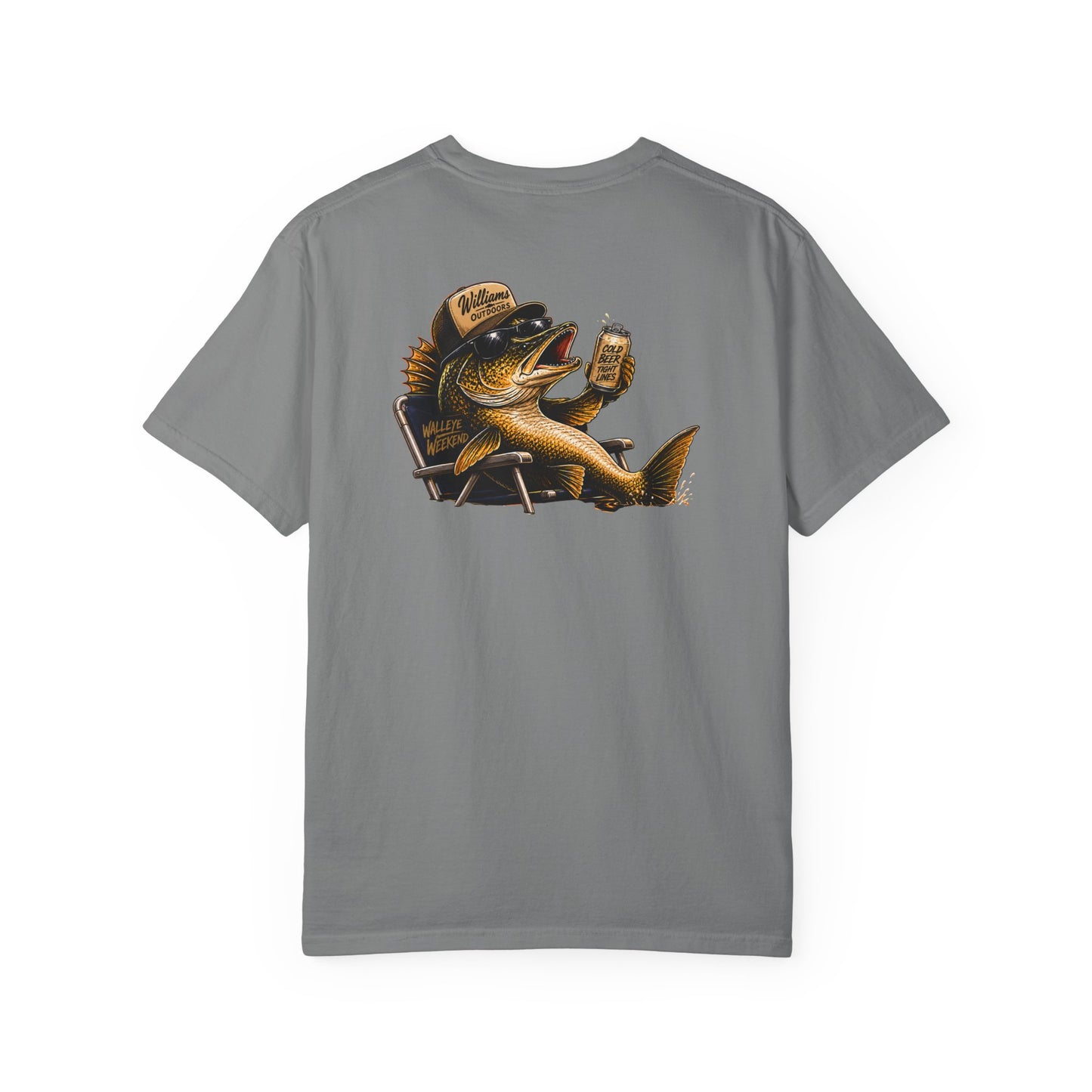 Walleye Beer Fish Drinking Beer T-shirt